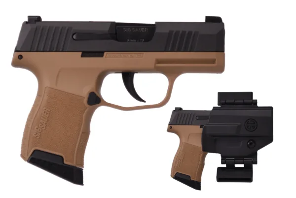 SIG SAUER P365 9MM BK/FDE 10+1 PCK OR