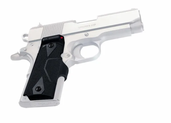 Crimson Trace Semi-Automatic Lasergrip - 1911 Officer/Defender/Compact Front Activation Green Laser