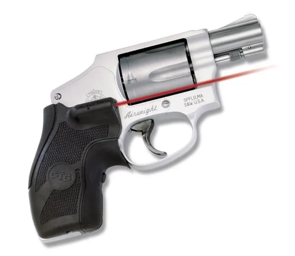 Crimson Trace Revolver Lasergrip - S&W J-Frame Round Butt