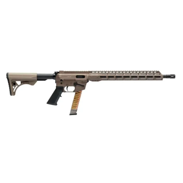 Freedom Ordnance FX9 AR Rifle 9mm Luger 33rd Magazine 16" Barrel FDE with 13" MLOK Handguard