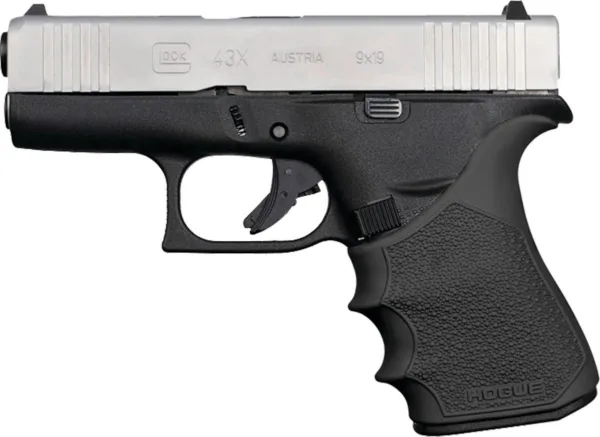 Hogue HandAll Beavertail Grip Sleeve Glock 43X 48 - Black