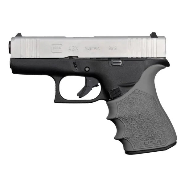 Hogue HandAll Beavertail Handgun Grip Sleeve for Glock 43X/48 Slate Grey