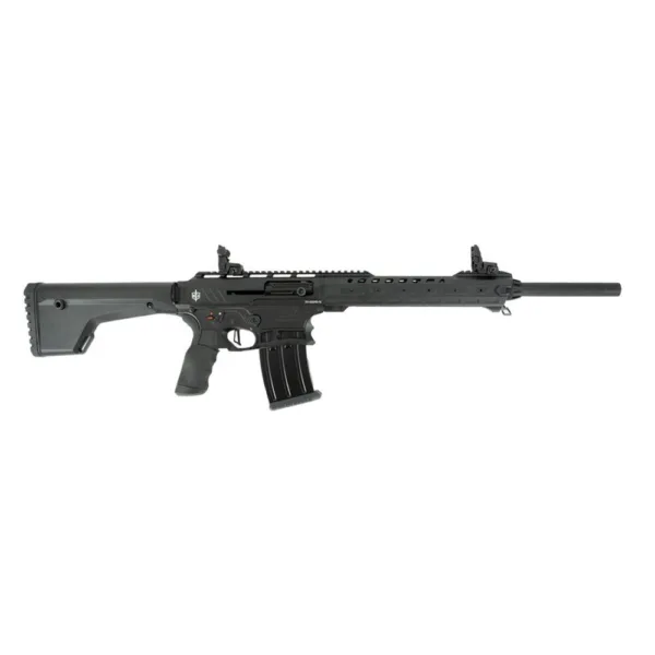SDS MAC F12 Black Shotgun 12 ga 3" Chamber 5rd Magazine 18.5" Barrel Black CA Compliant