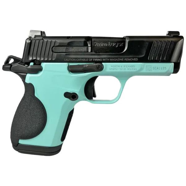 S&W CSX "Tiffany Frame" Handgun 9mm Luger 10&12rd Magazines 3.1" Barrel Thumb Safety Black Slide