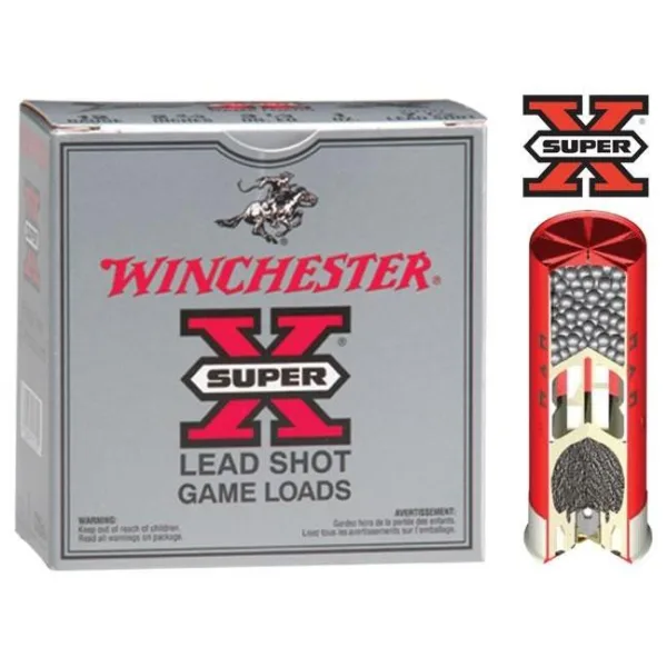 Winchester Super-X Heavy Game 12 ga 2 3/4"  1 1/4 oz #7.5  - 25/ct