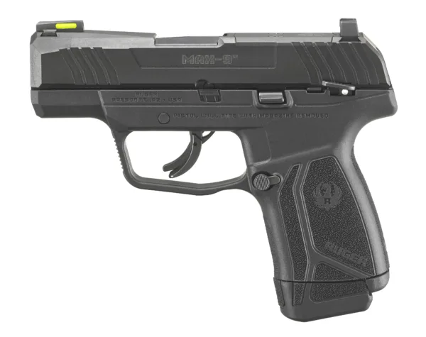 RUGER MAX-9 9MM BLK/BLK 12+1 AS SFTY