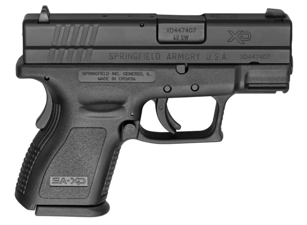 SPRINGFIELD ARMORY XD SUB-COMPACT 40SW BLK 10+1