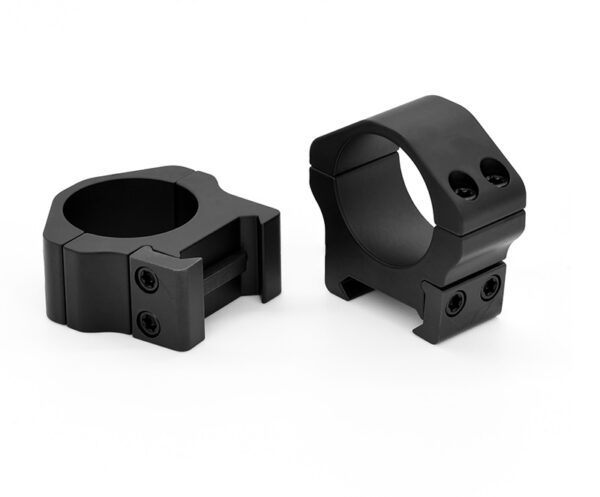 Warne 2-Piece Maxima Horizontal Fixed Scope Rings 1" PA High - Matte Black