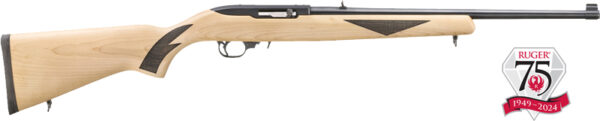 RUGER 10/22 SPORTER 22LR - BLUE NATURAL FINISH 75TH ANV.