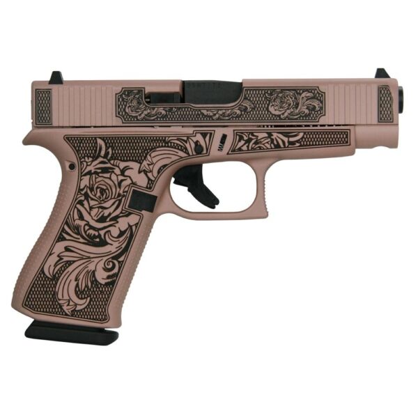 Glock 48 Custom "Glock n Roses II" Handgun 9mm Luger 10rd Magazines (2) 4.17" Barrel USA Made