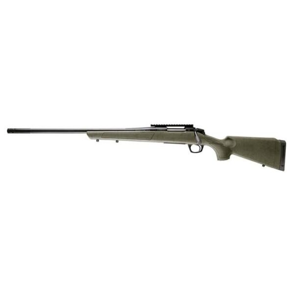 CVA Cascade XT left Hand Rifle 7 PRC 2rd Capacity 22" Threaded Cerakote Black Barrel OD Green/Black Web Stock Pic Rail
