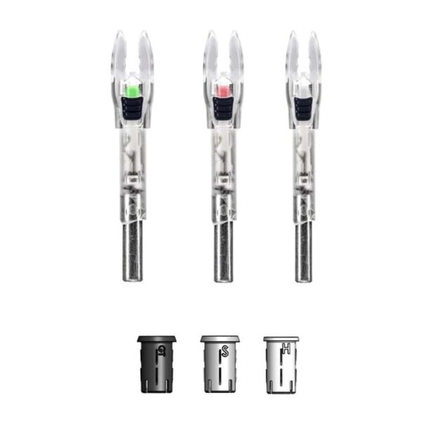 Feradyne Nockturnal Shift Nock Universal Size Red Lighted 2-Pack